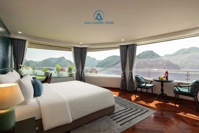 Queen Suite mit Balkon - 2 Tage 1 Nacht — Aqua Luxury Cruise by AHG